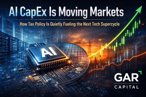 AI CapEx Is Moving Markets: How Tax Policy Is Quietly Fueling the Next Tech Supercycle